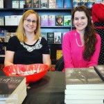 Author signing Tamara and Shannon